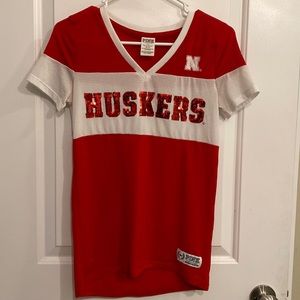 Victoria secret pink Huskers shirt